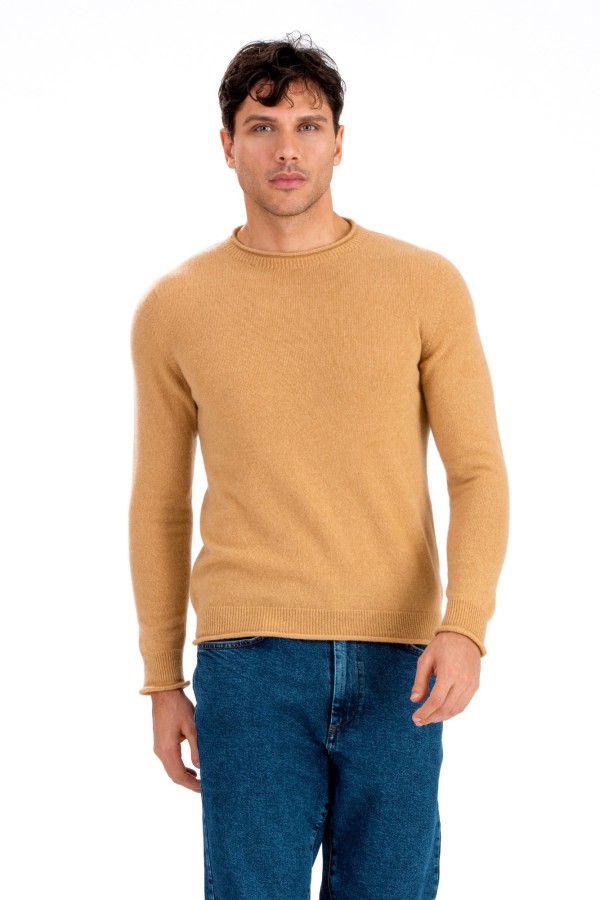 Girocollo uomo in 100% Cashmere