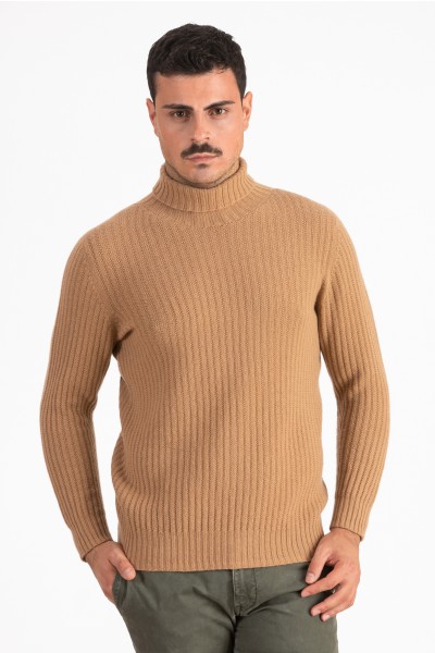 Dolcevita a coste uomo 100%Cashmere 4 fili